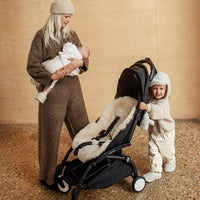 Binibamba Buggy Snuggler Schapenvacht - Milk Binibamba