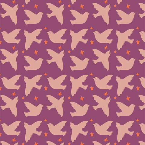 Birds Star Purple