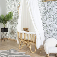 Childhome Rotan Wieg Rechthoekig + Matrasje Childhome