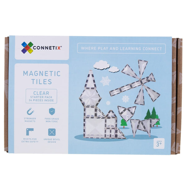 Connetix Tiles Clear Pack 34 stuks Connetix Tiles
