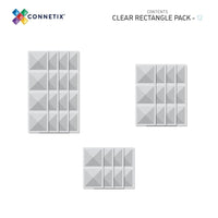 Connetix Tiles Clear Shape Expansion Pack 12 stuks Connetix Tiles