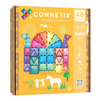 Connetix 48 Piece Glitter Castle Pack