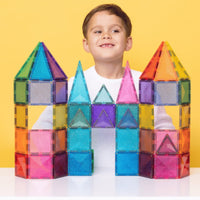 Connetix 48 Piece Glitter Castle Pack