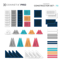 Connetix Tiles 70 Piece Pro Constructor Set