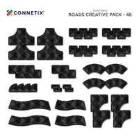 Connetix Tiles Creative Roads Pack - 48 PC - Kideo.store