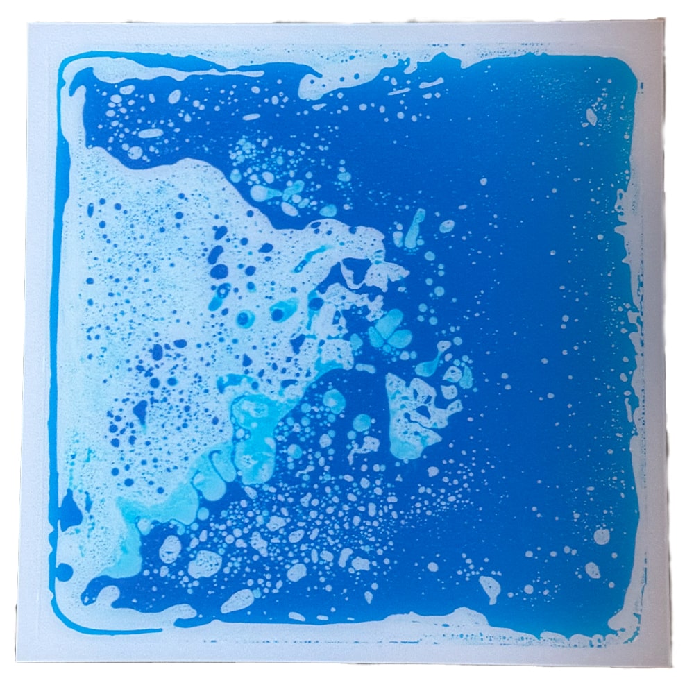 Eduplay Sensory Liquid Tile Square - Blue