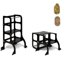 Ette Tete Leertoren Step'n Sit Gold-Black With Extra Support