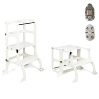 Ette Tete Leertoren Step'n Sit Silver-White With Extra Support