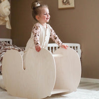 Fitwood Schommelpaard En Bureau Nuppu Fitwood