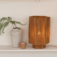 Good&Mojo Tafellamp Raffia Panama L