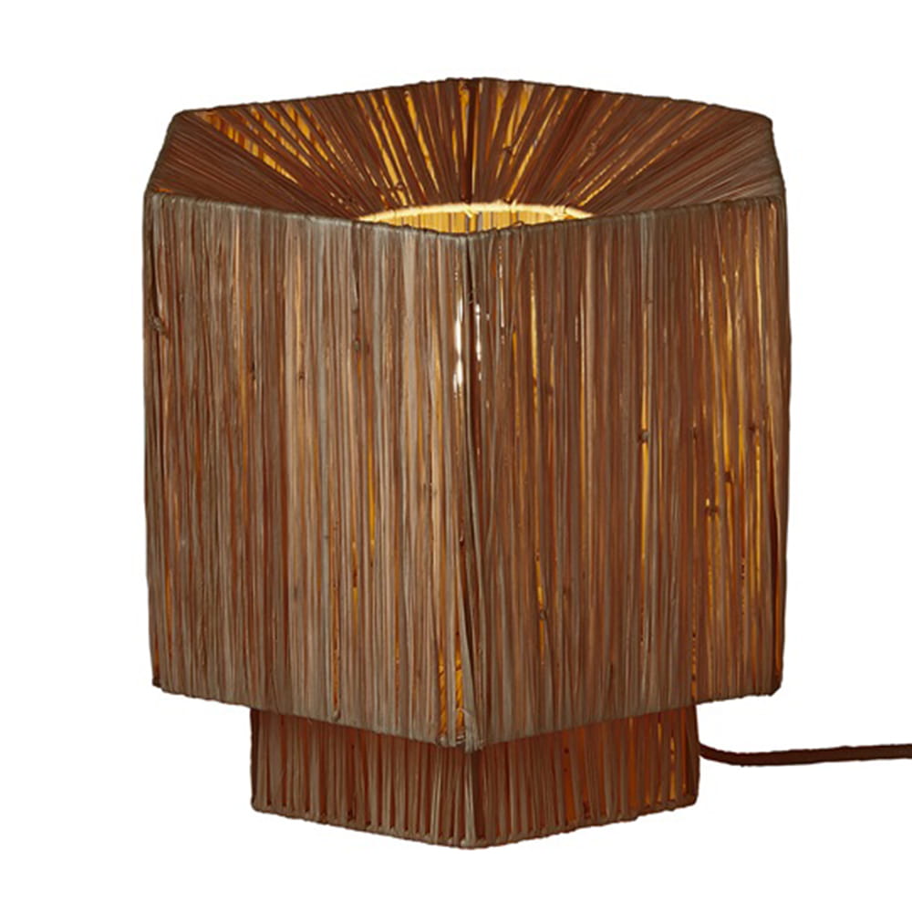 Good&Mojo Tafellamp Raffia Panama S