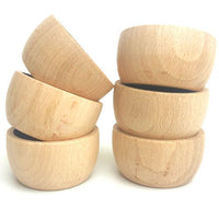 Grapat Wooden Bowls Natural - 6 Pieces