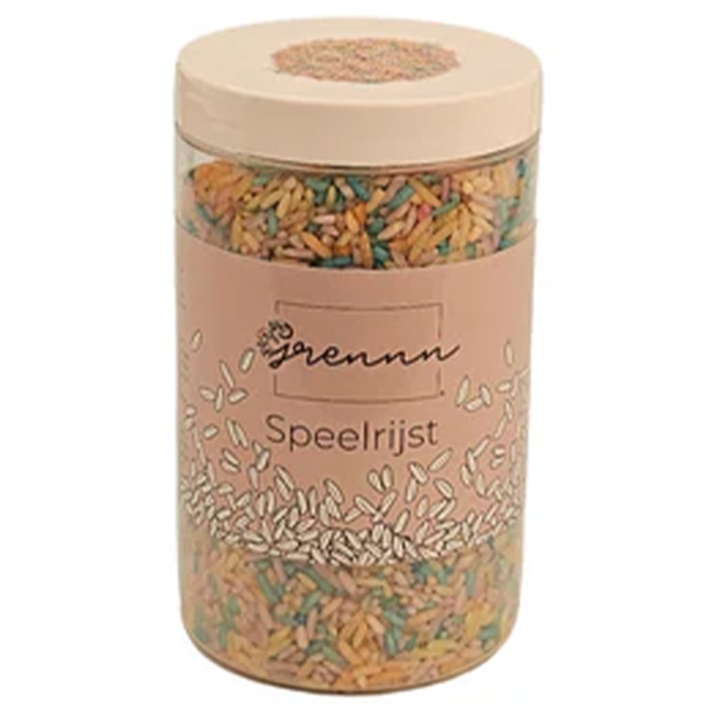 Grennn Speelrijst Pastel Mix 300 Gram