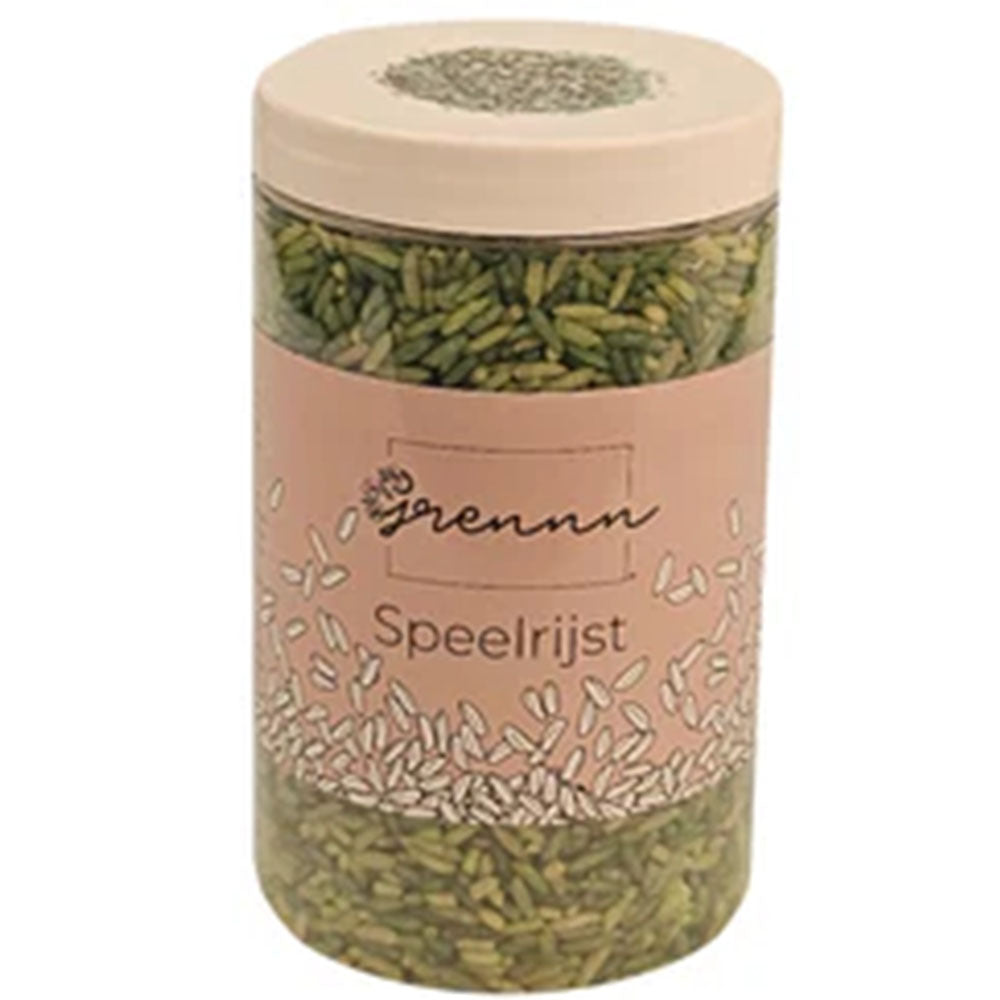 Grennn Speelrijst Witte Bloem Mix 300 Gram