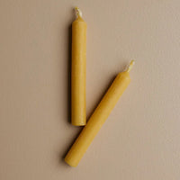 Grimm's 100% Beeswax Candles Amber - 12 pieces