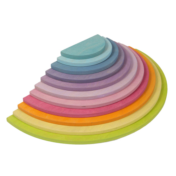 Grimm's Wooden Half Circles Pastel
