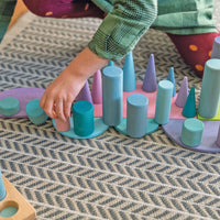Grimm's Wooden Half Circles Pastel