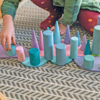 Grimm's Wooden Half Circles Pastel