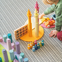 Grimm's Wooden Half Circles Pastel