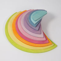 Grimm's Wooden Half Circles Pastel