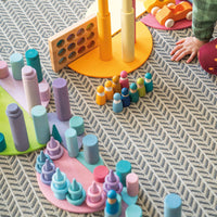 Grimm's Wooden Half Circles Pastel