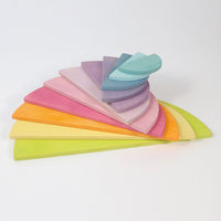 Grimm's Wooden Half Circles Pastel