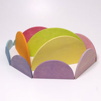 Grimm's Wooden Half Circles Pastel