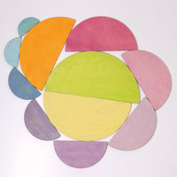 Grimm's Wooden Half Circles Pastel