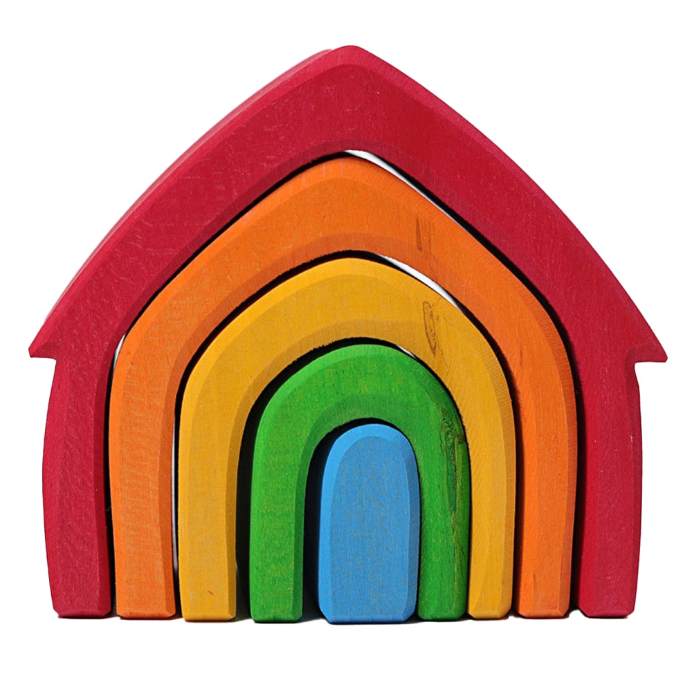 Grimm's Wooden House Rainbow