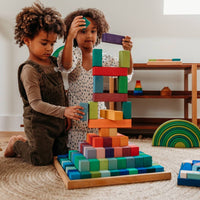 Grimm's Blocks Pyramid Large - 100 pieces