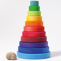 Grimm's Rainbow Stacking Tower - 21cm