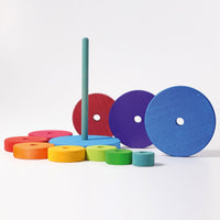 Grimm's Rainbow Stacking Tower - 21cm