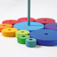 Grimm's Rainbow Stacking Tower - 21cm