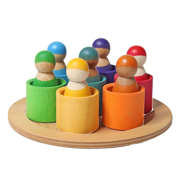 Grimm's Seven Friends in Rainbow Cups