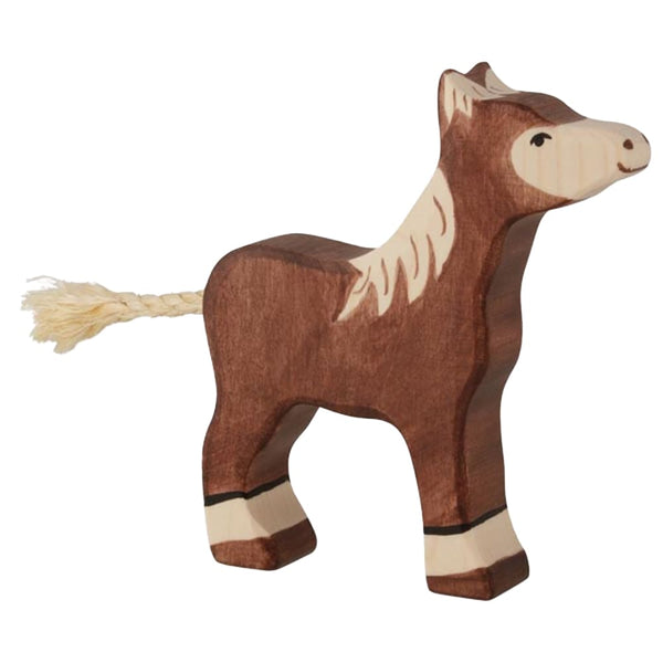 Holztiger Donker Bruin Veulen Holztiger