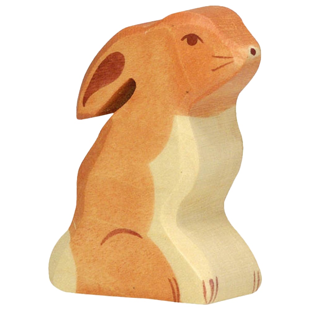 Holztiger Sitting Hare