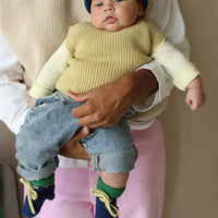 Hvid Baby Slippers 100% Merino wool