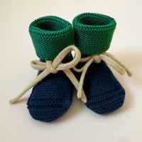 Hvid Baby Slippers 100% Merino wool