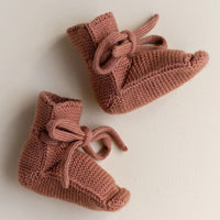 Hvid Baby Slippers 100% Merino wool