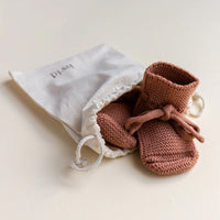 Hvid Baby Slippers 100% Merino wool