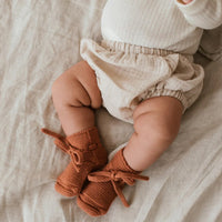 Hvid Baby Slippers 100% Merino wool