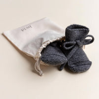 Hvid Baby Slippers 100% Merino wool