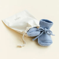 Hvid Baby Slippers 100% Merino wool
