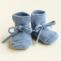 Hvid Baby Slippers 100% Merino wool