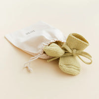 Hvid Baby Slippers 100% Merino wool