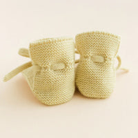 Hvid Baby Slippers 100% Merino wool