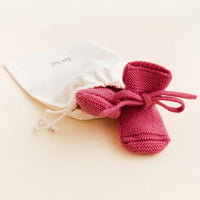 Hvid Baby Slippers 100% Merino wool