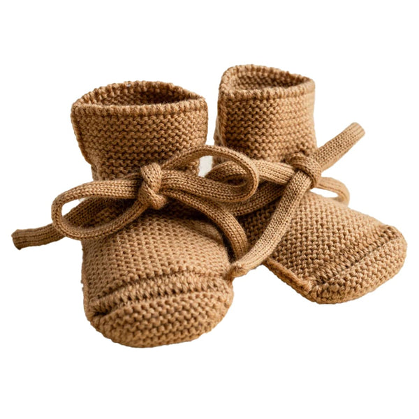 Hvid Baby Slippers 100% Merino wool