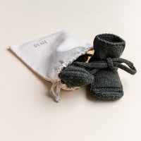 Hvid Baby Slippers 100% Merino wool