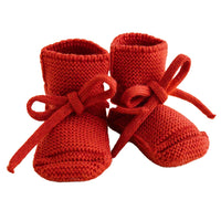 Hvid Baby Slippers 100% Merino wool